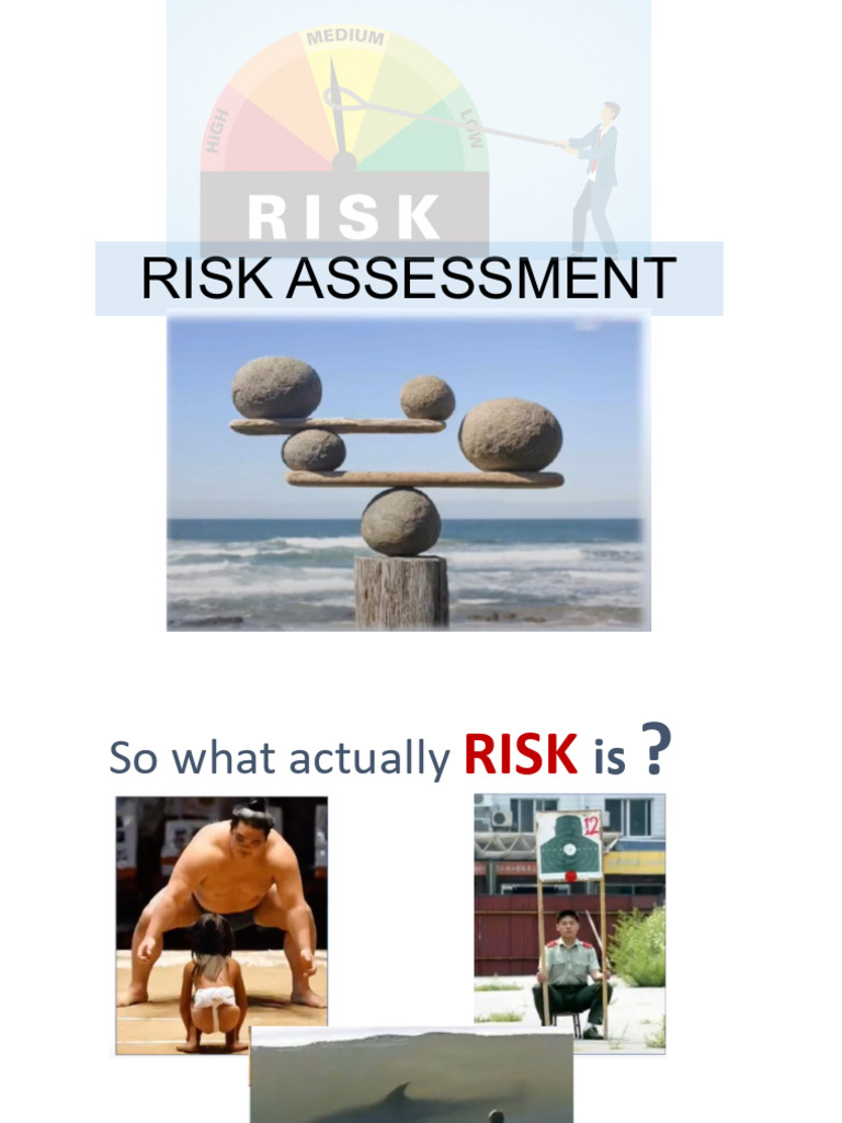 Lec 4 Risk Assessment (Conduct of Risk Assessment) | PDF