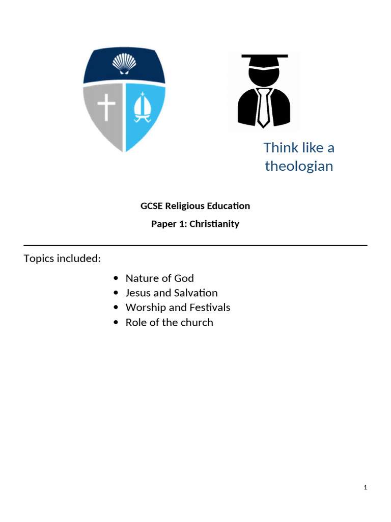 All Christianity notes (1) | PDF