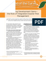 Protecting Development Gains—the Role of Integrated Disaster Risk Management