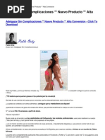 Download Adelgazar Sin Complicaciones Nuevo Producto Alta Conversion Download-HTML by augustineyew SN102330950 doc pdf