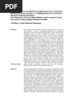 A IMPORTÂNCIA DA DEFINIÇÃO FREUDIANA DO CONCEITO DE PULSÃO SEXUAL PARA A COMPREENSÃO DO CONCEITO DE SEXUALIDADE HUMANA