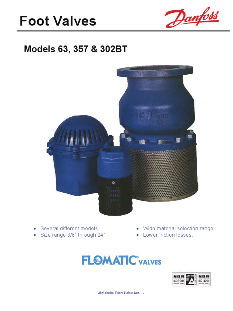 Foot Valve Valve Pump