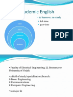 Academic English: A Student To Learn vs. To Study