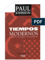 Johnson, Paul - Tiempos modernos. La historia del siglo XX desde 1917 hasta nuestros días [1983]