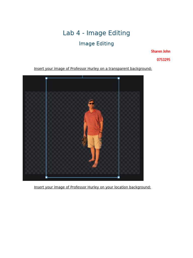 Lab 4 - Image Editing | PDF