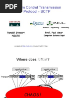 Stream Control Transmission Protocol - SCTP: Randall Stewart NSSTG Prof. Paul Amer