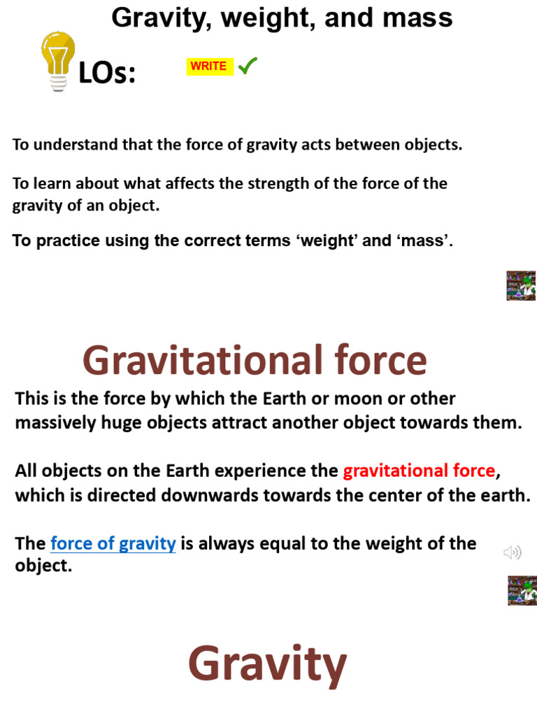Unit 3 | PDF | Weight | Force