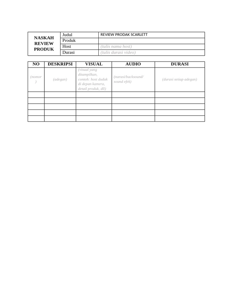 Template Naskah (1) | PDF