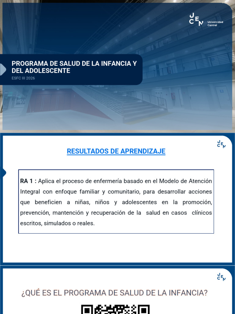Programa de La Infancia y Adolescente (1) | PDF | Adolescencia | Salud ...