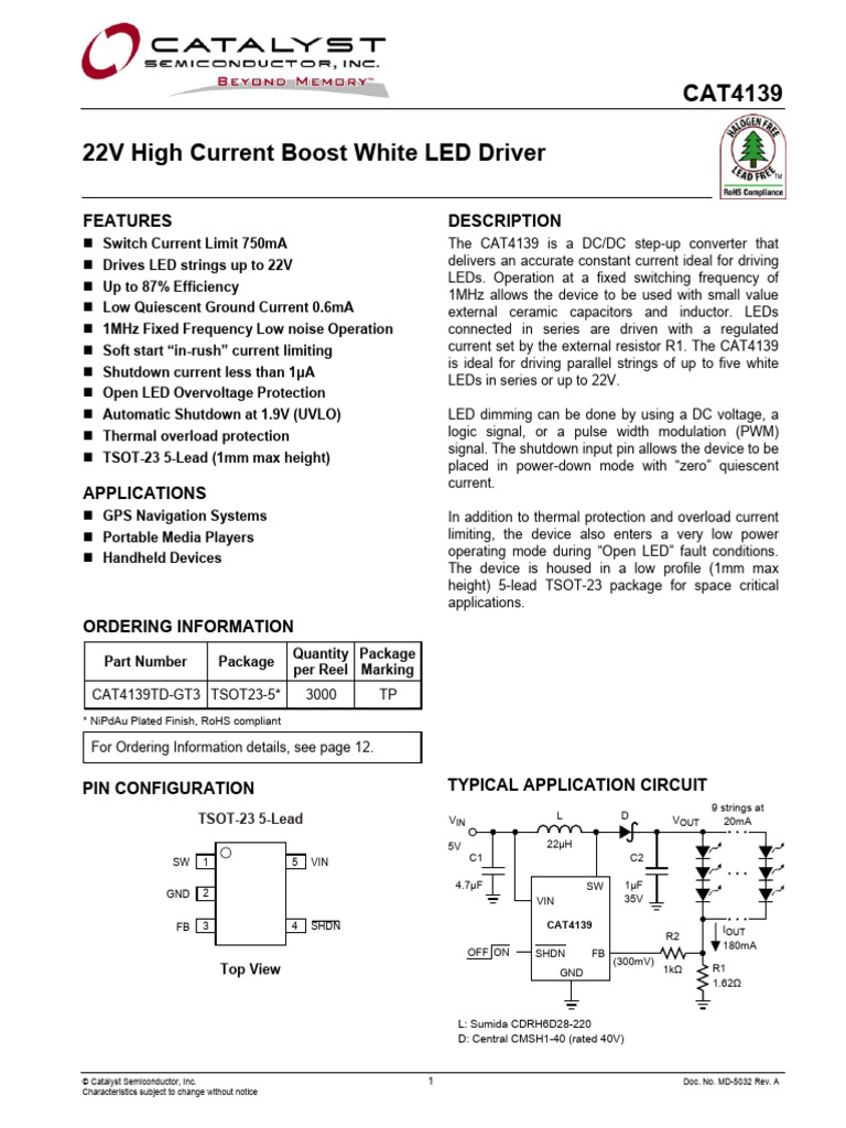 Cat 4139 | PDF