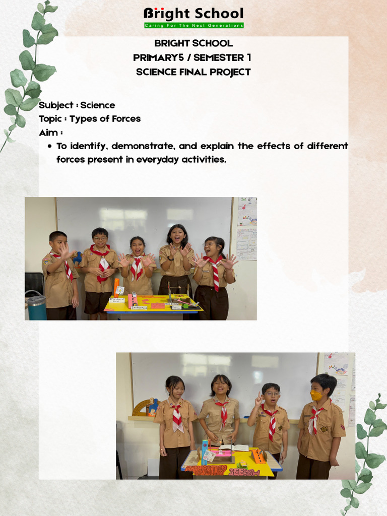 P5 Class Project Science | PDF
