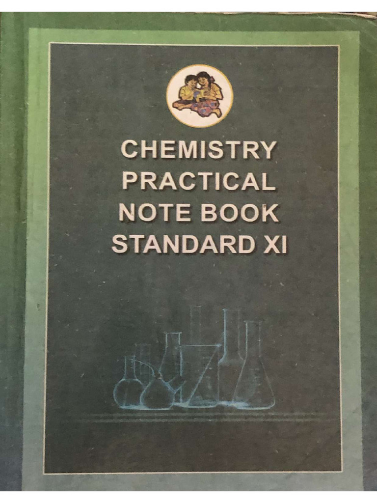 Chemistry Practical Note Book std 11th science | PDF