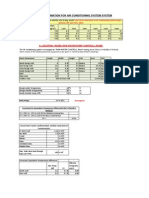 Heat Load Estimation - Ac-Pump Room