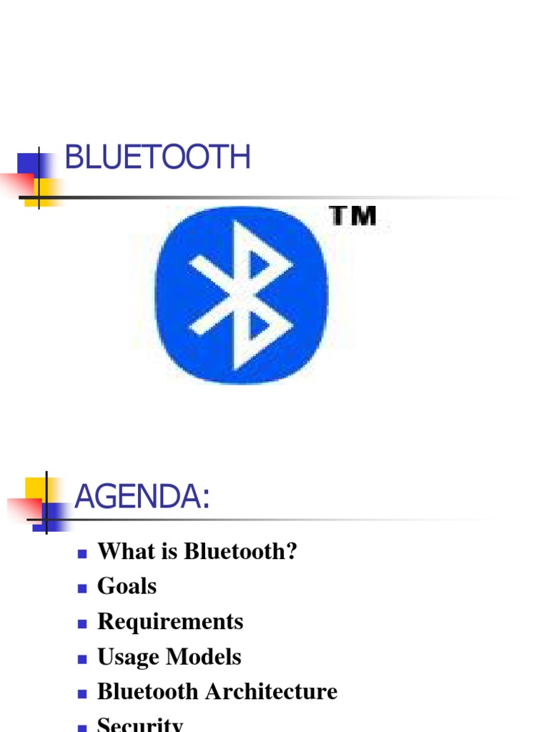 Bluetooth 1 | PDF | Bluetooth | Wireless Access Point