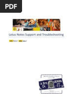 Lotus Notes Support and Troubleshooting