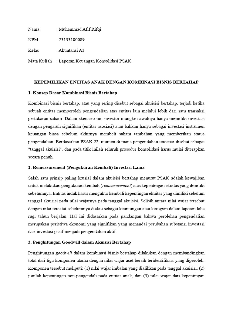 089_muhammad Afif Rifqi_lkk Psak_kepemilikan Entitas Anak Dengan ...
