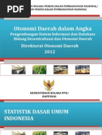 Download Otonomi Daerah Dalam Angka 2012 by nawaruto67 SN102340443 doc pdf