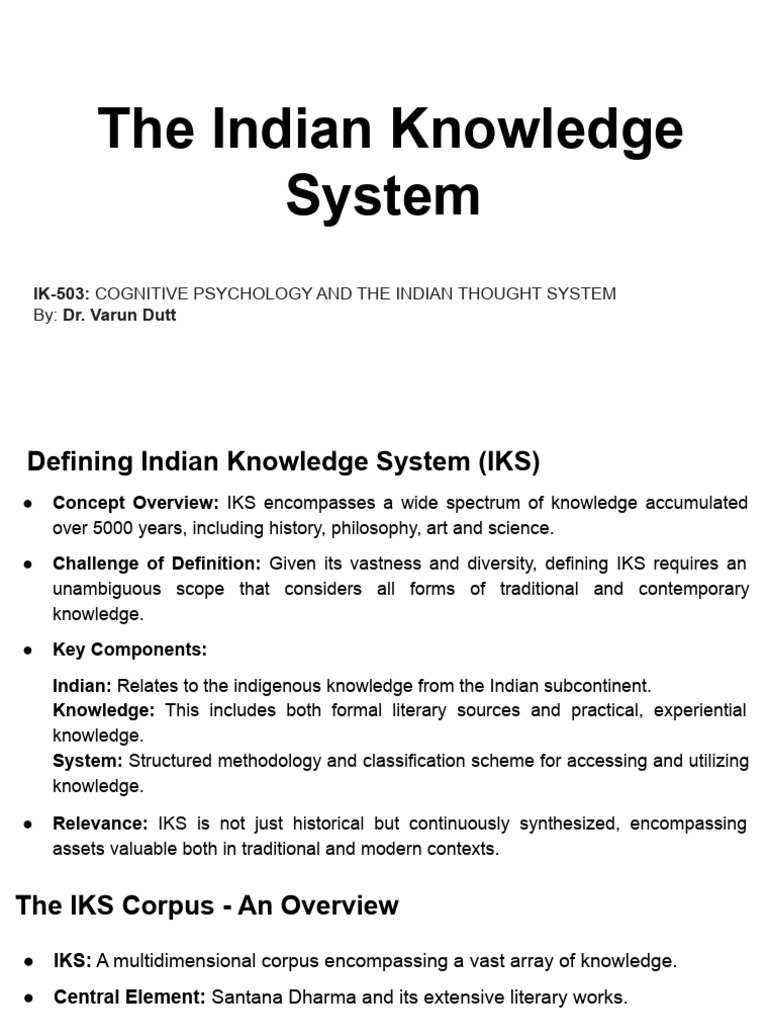The Indian Knowledge System. | PDF | Vedas | Moksha