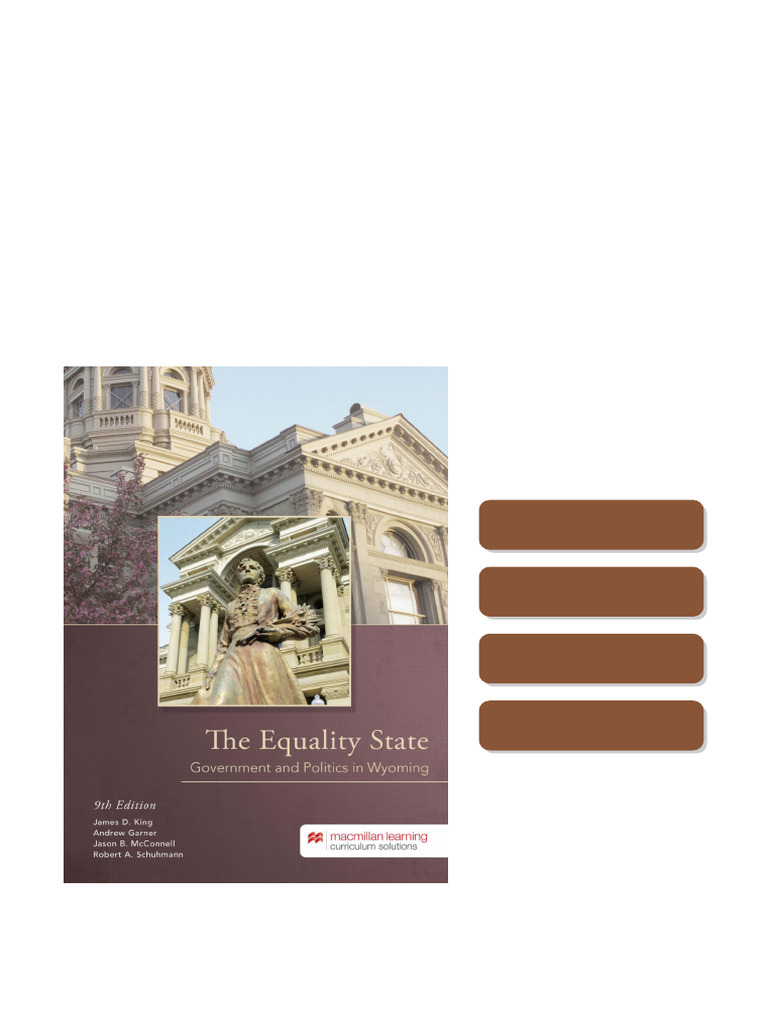Access The Equality State Government and Politics in Wyoming 9th ...