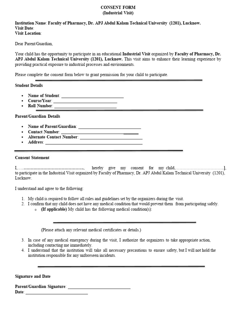 Consent Form 2 | PDF