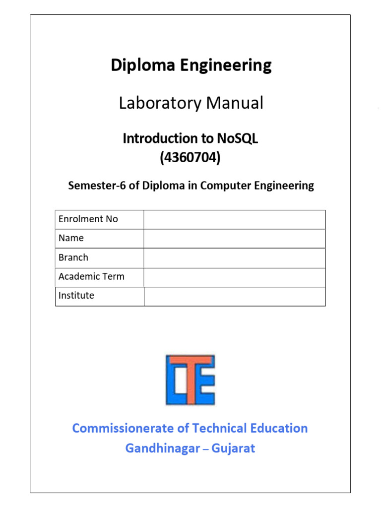 Ins Lab Manual | PDF | No Sql | Databases