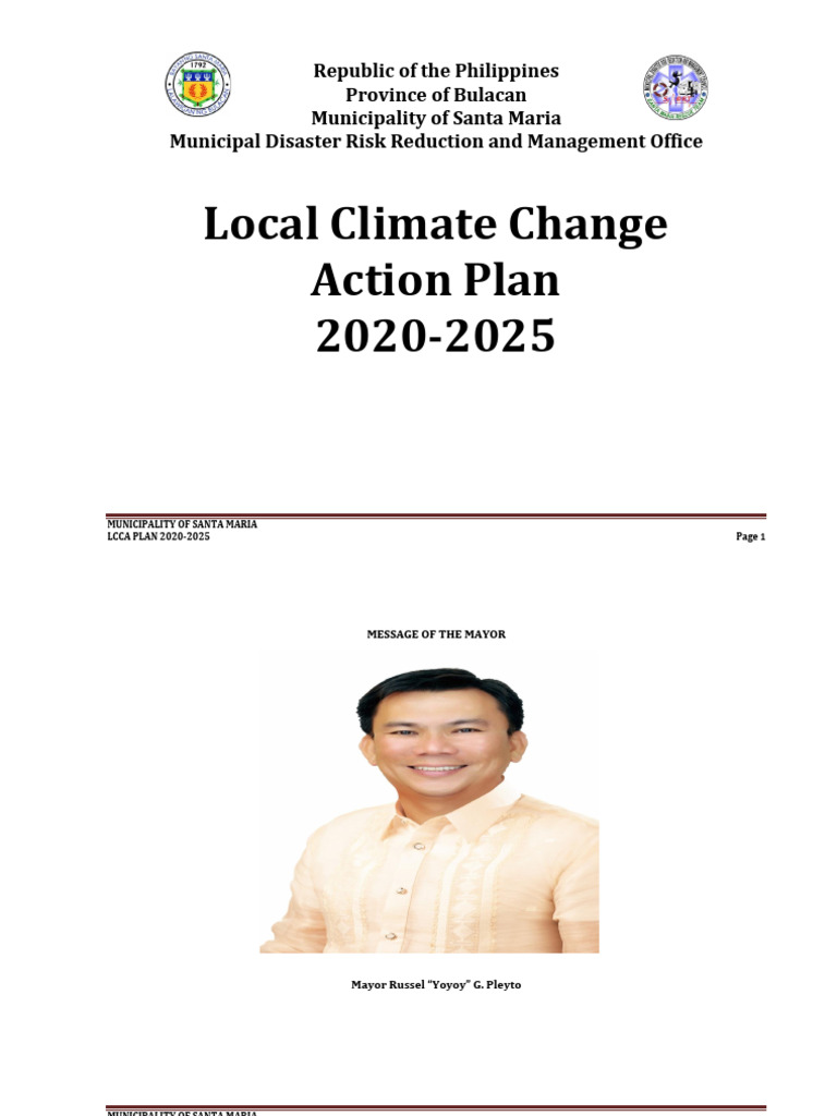 Local Climate Change Action Plan of Santa Maria, Bulacan 2020-2025 ...