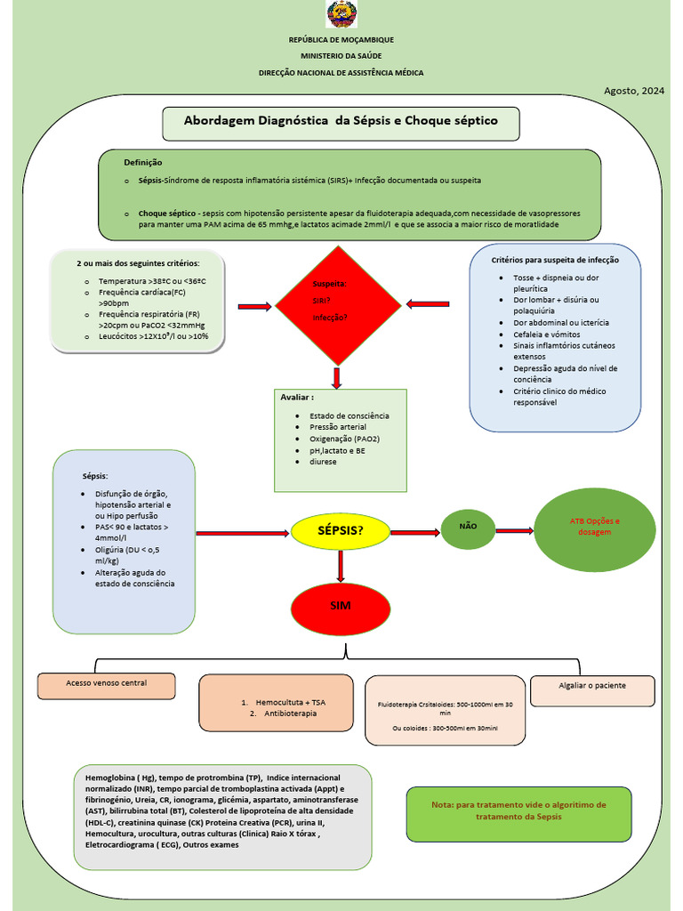 Protocolo Inicial Sepsis | PDF | Sepse | Emergências médicas