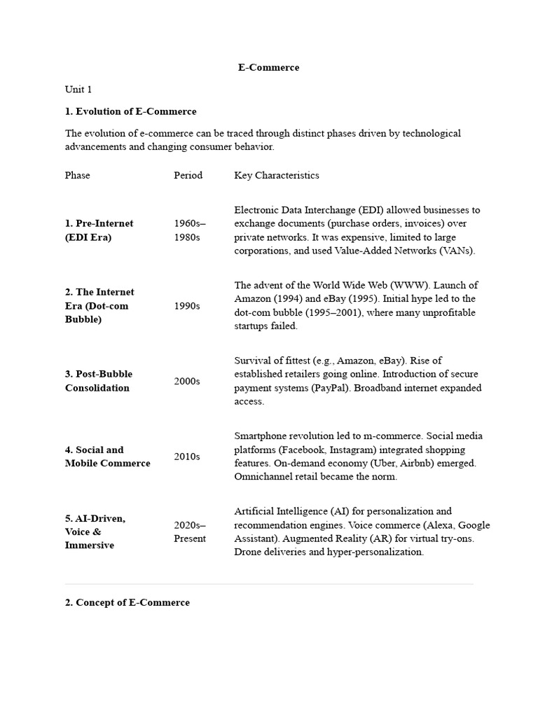 E Commerce Notes | PDF | Smart Card | E Commerce