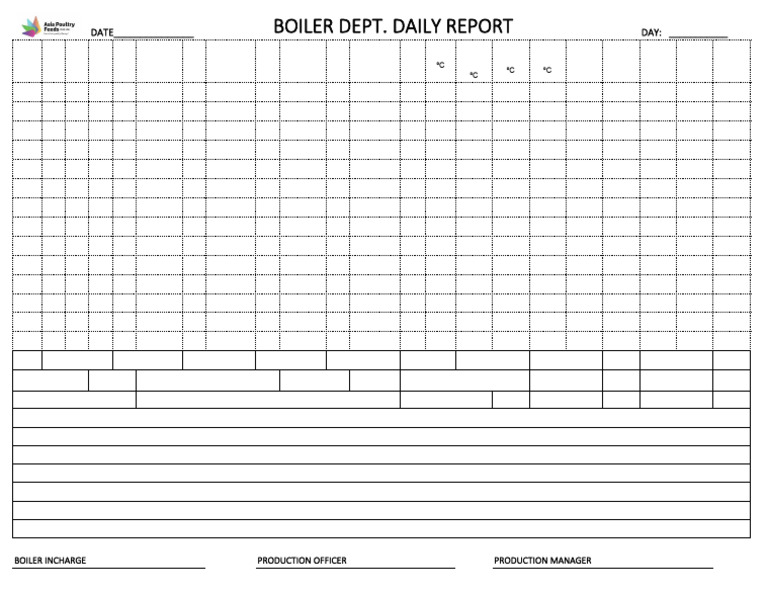 Boiler Daily Report | PDF