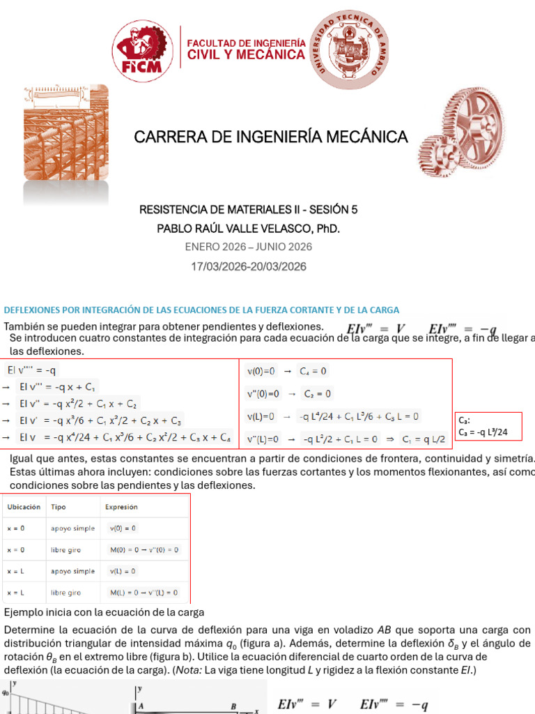 Sección 5-Rmat II | PDF | Viga (Estructura) | Ecuaciones