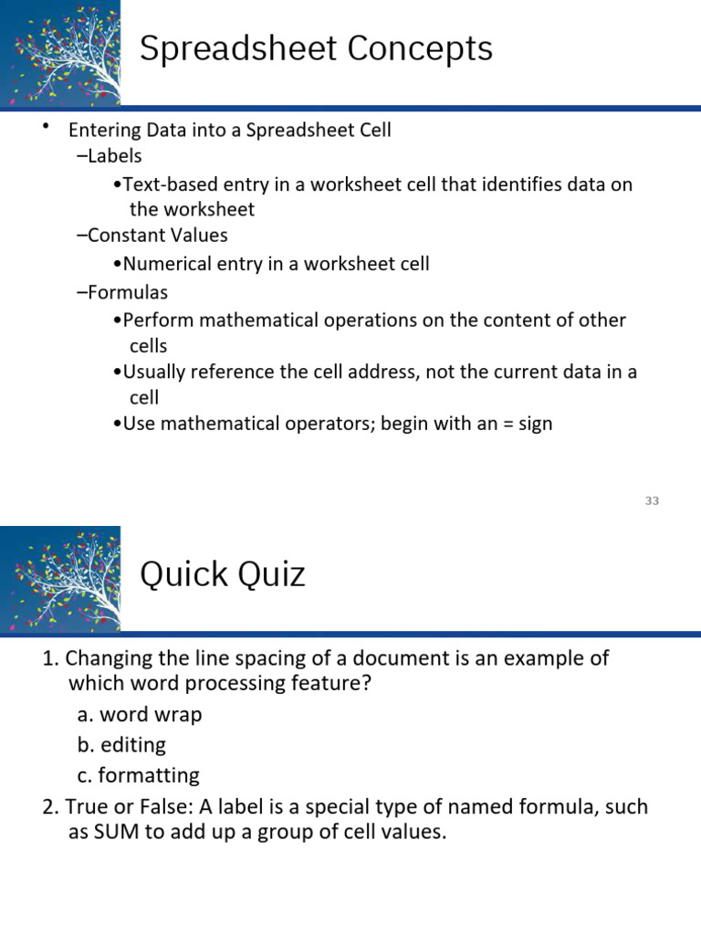 IST_LU1-22 | PDF | Databases | Spreadsheet