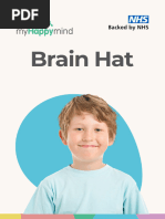 Printable Brain Hemisphere Hat Template | PDF | Cerebral Hemisphere ...