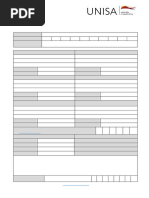UNISA Refund Request Form 2025 | PDF