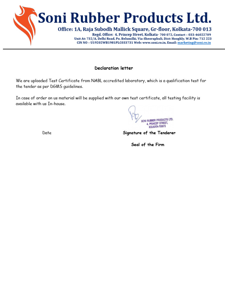 Declaration | PDF