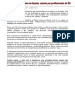 O Significado de Termos Usados Por Profissionais de RH