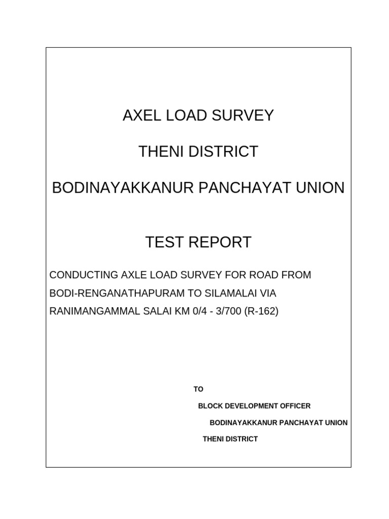 Axial Load Test | PDF