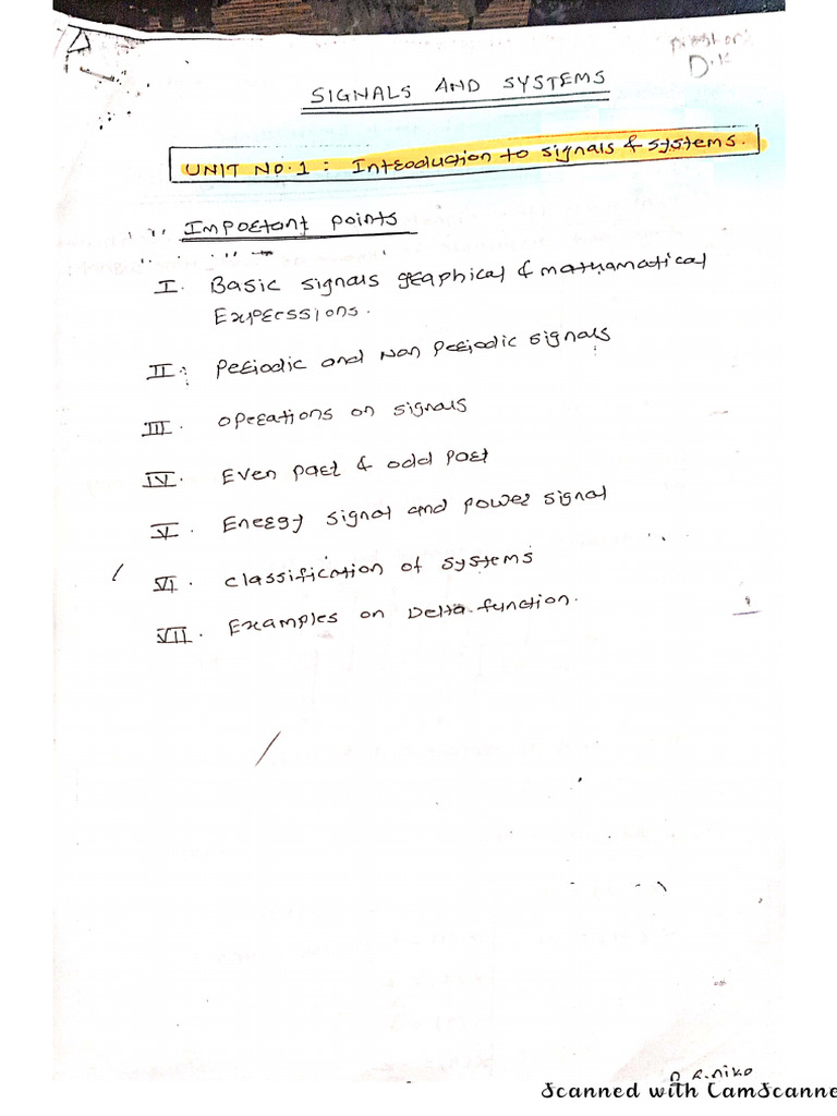 SS Unit-1 | PDF