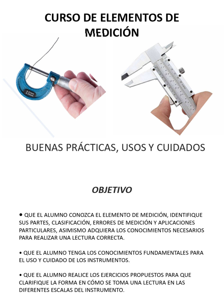 curso de medición | PDF
