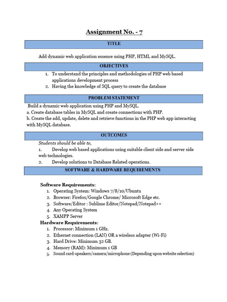 WT Practical.no. 7 | PDF