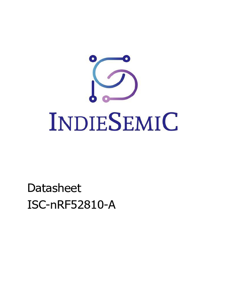 495 ISC nRF52810 A | PDF | Electronics | Electronic Engineering
