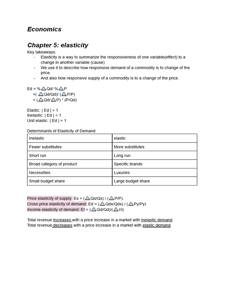 Economics | PDF | Elasticity (Economics) | Gross Domestic Product
