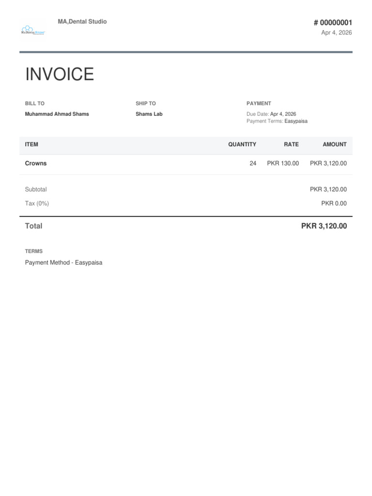 Invoice 00000001 | PDF