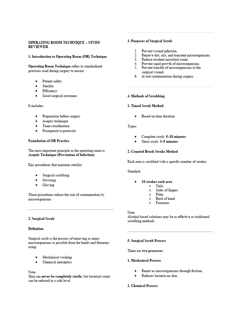 OR | PDF | Surgery | Operating Theater