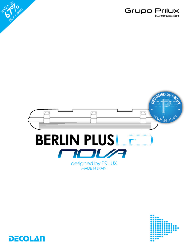 Dossier Berlin Plus Led | PDF | Diodo emisor de luz | Diseño de interiores