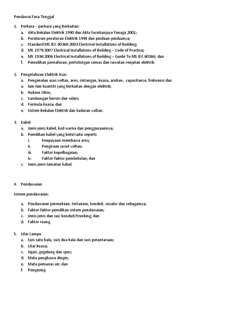 Formula Arus Elektrik