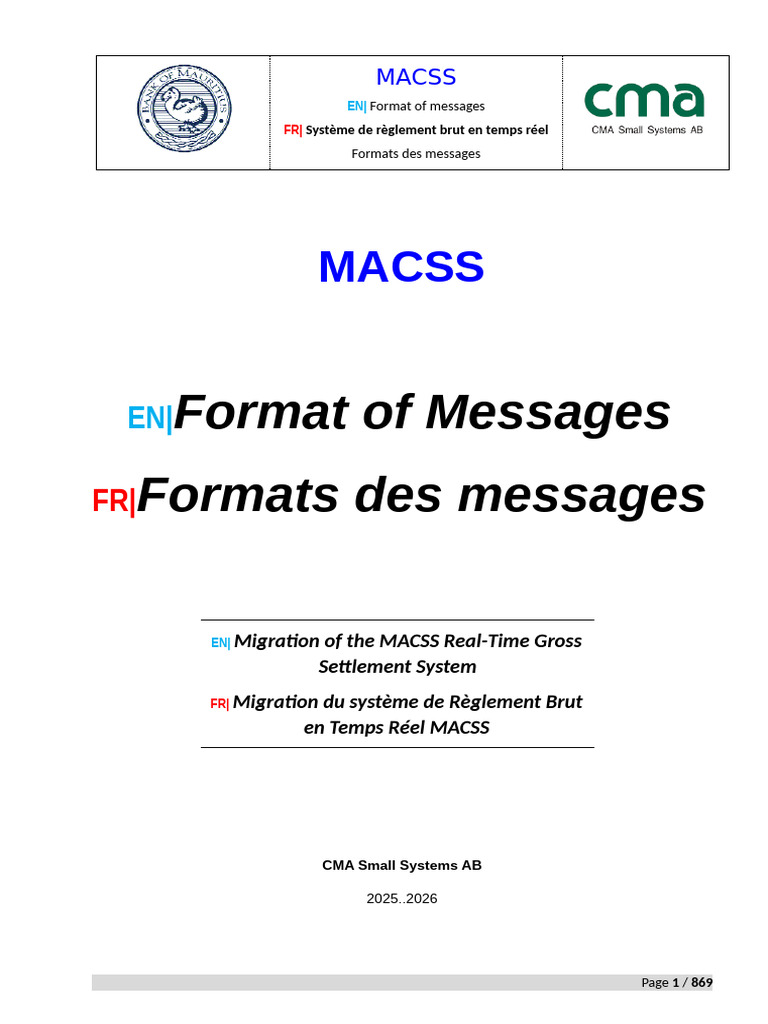 CMA-SS 3050-26 FDS 018 004 MACSS Formats Des Messages-2026!01!20 (1 ...