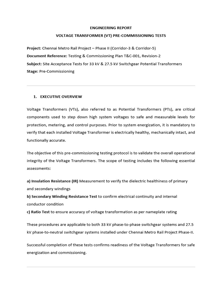 Engineering Report Vt | PDF