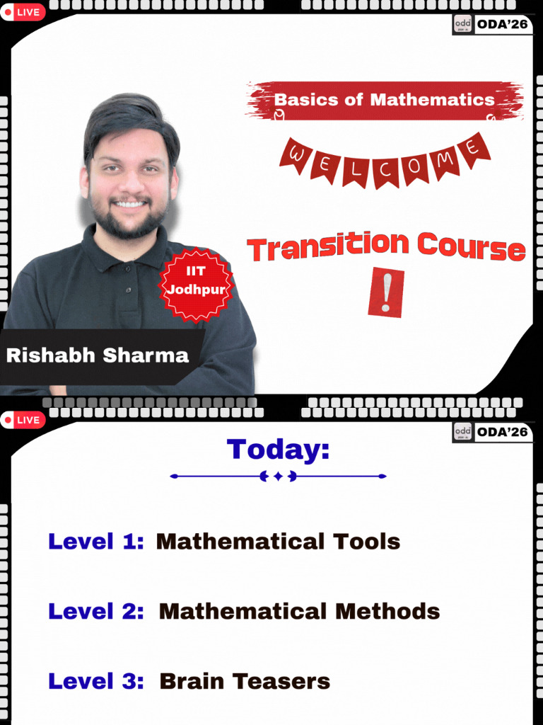 [Courseware]Maths | Transition Course | Dealing With Operators !! | PDF ...