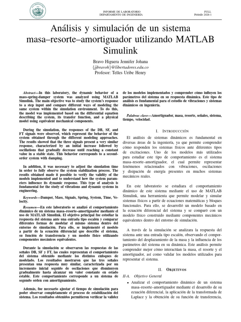 MATLAB simulink | PDF