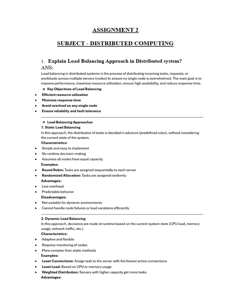 DC assignment 2 | PDF